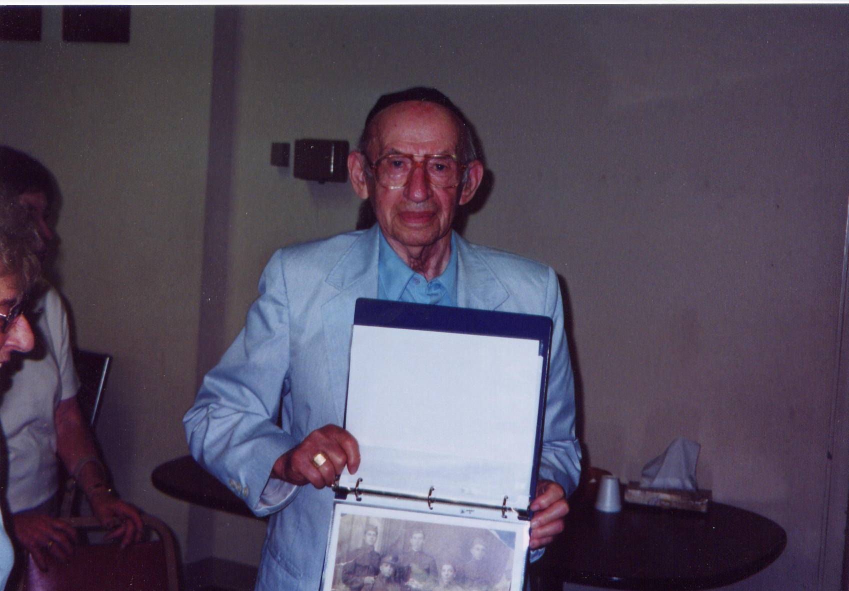 Paul Gelb at age 97 [son of Shia Gelb and Fayge 
Weiss].